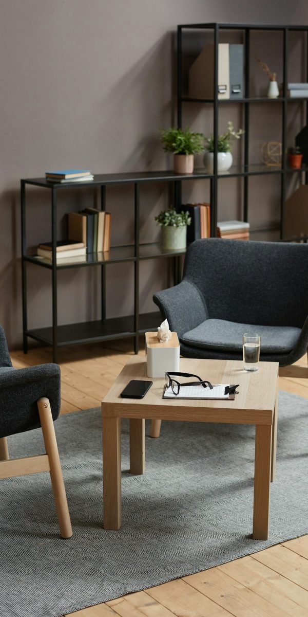 Modern Psychologist Office Interior